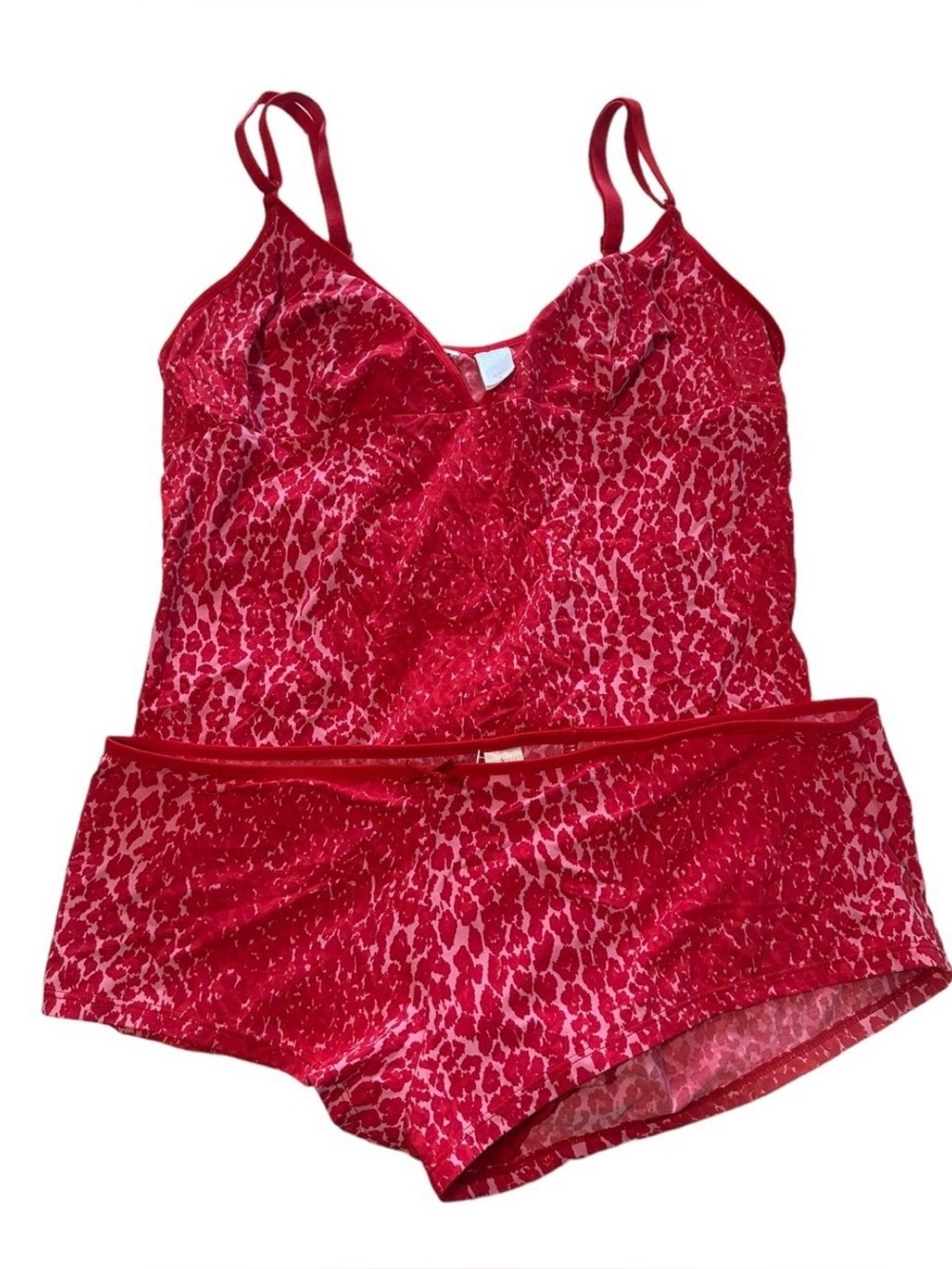 Victoria’s Secret panty and tank  leopard print set NWOT size L